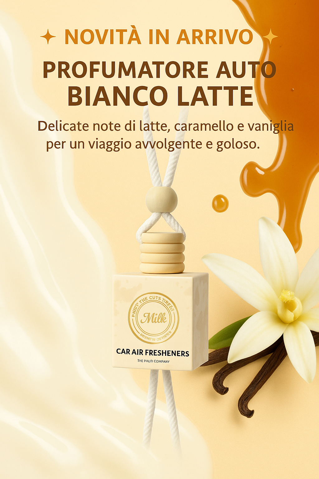PROFUMATORE AUTO BIANCO LATTE