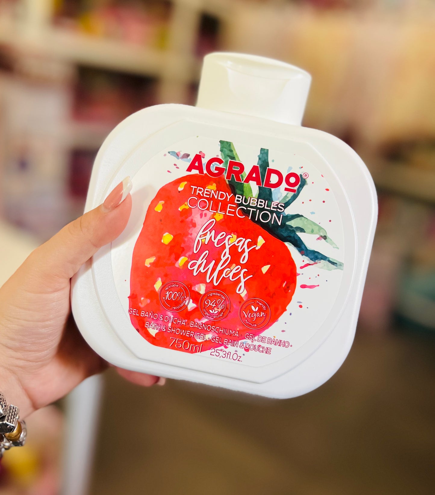BAGNOSCHIUMA AGRADO FRAGOLA