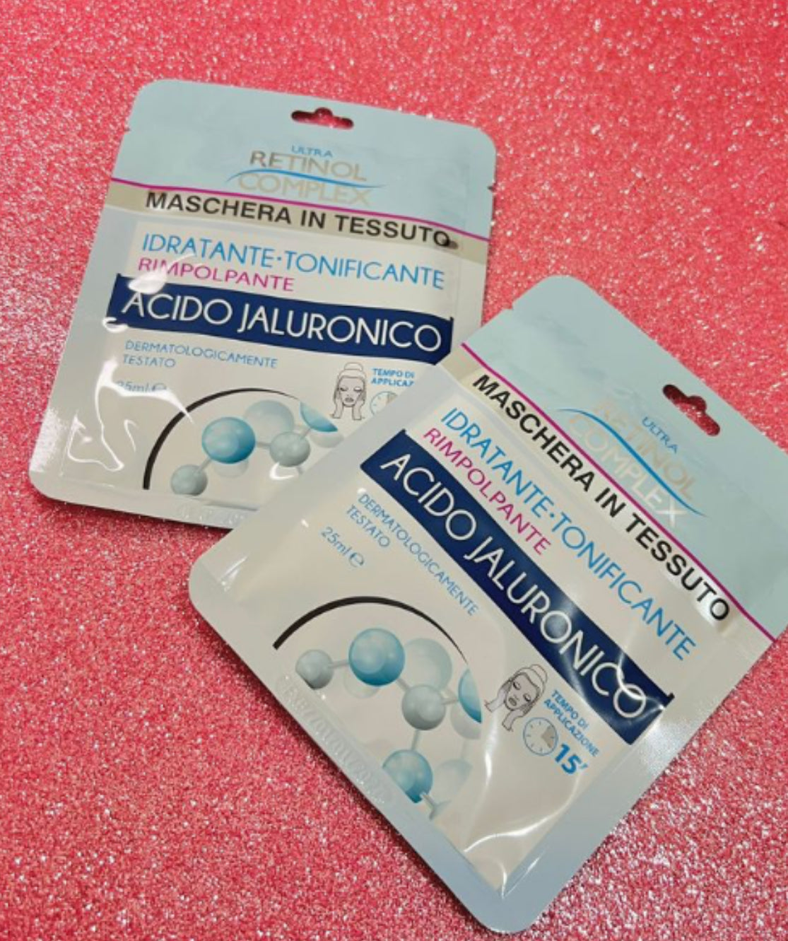 MASCHERA VISO ACIDO IALURONICO RETINOL COMPLEX