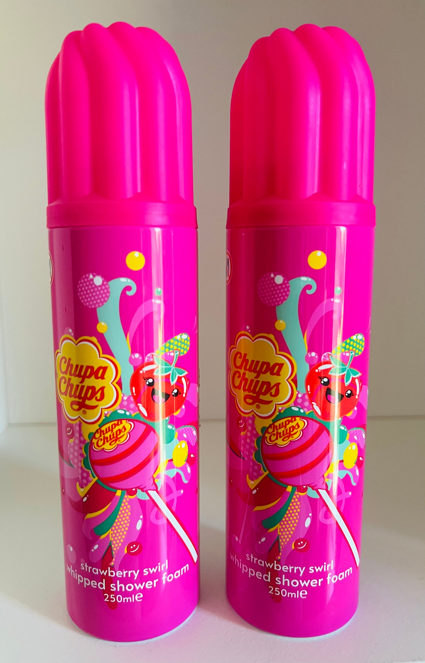 MOUSSE PANNA BAGNODOCCIA CREMA E FRAGOLA CHUPA CHUPS