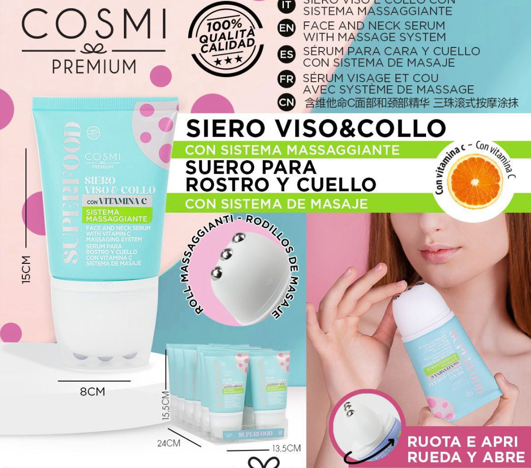 COSMI SIERO VISO E COLLO ROLLON MASSAGGIANTE