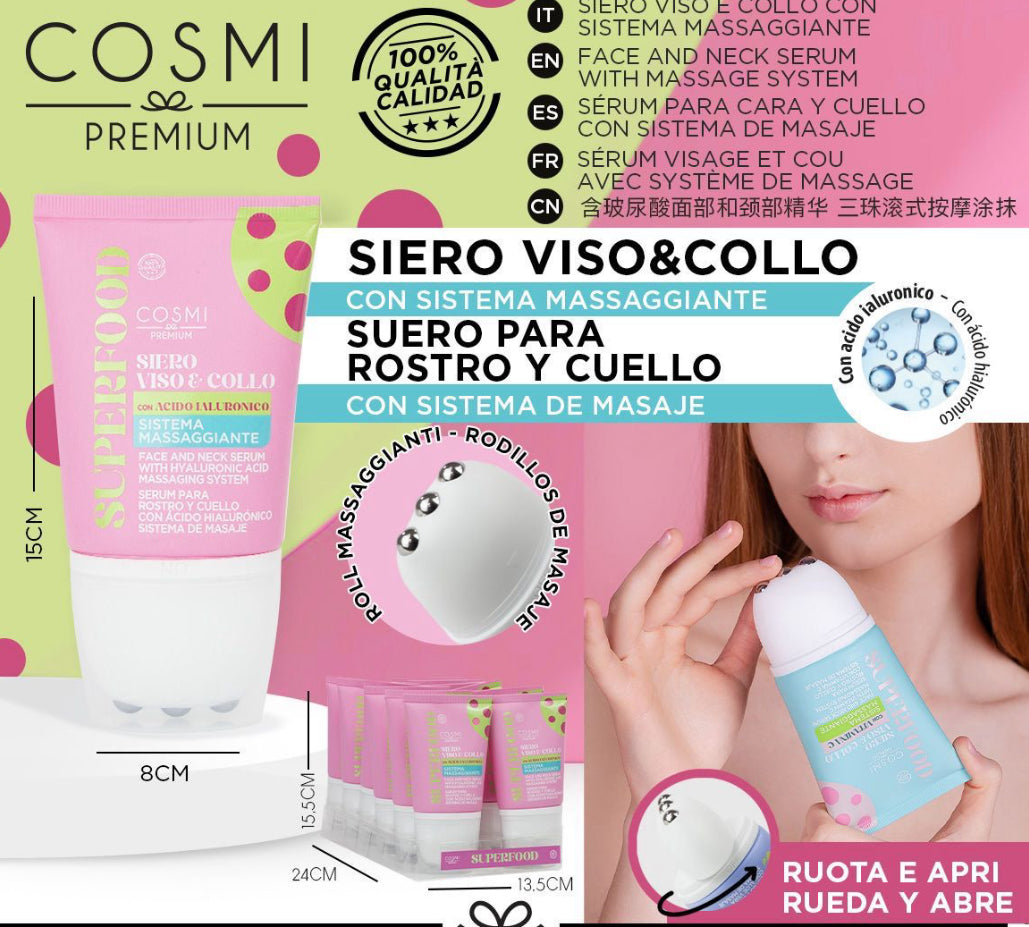 COSMI SIERO VISO E COLLO ROLLON MASSAGGIANTE