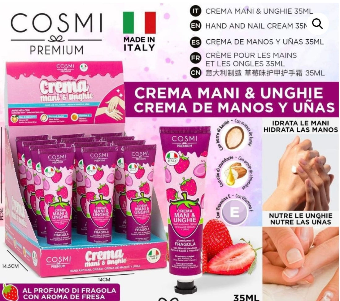 COSMI CREME MANI E UNGHIE VARIE FRAGRANZE