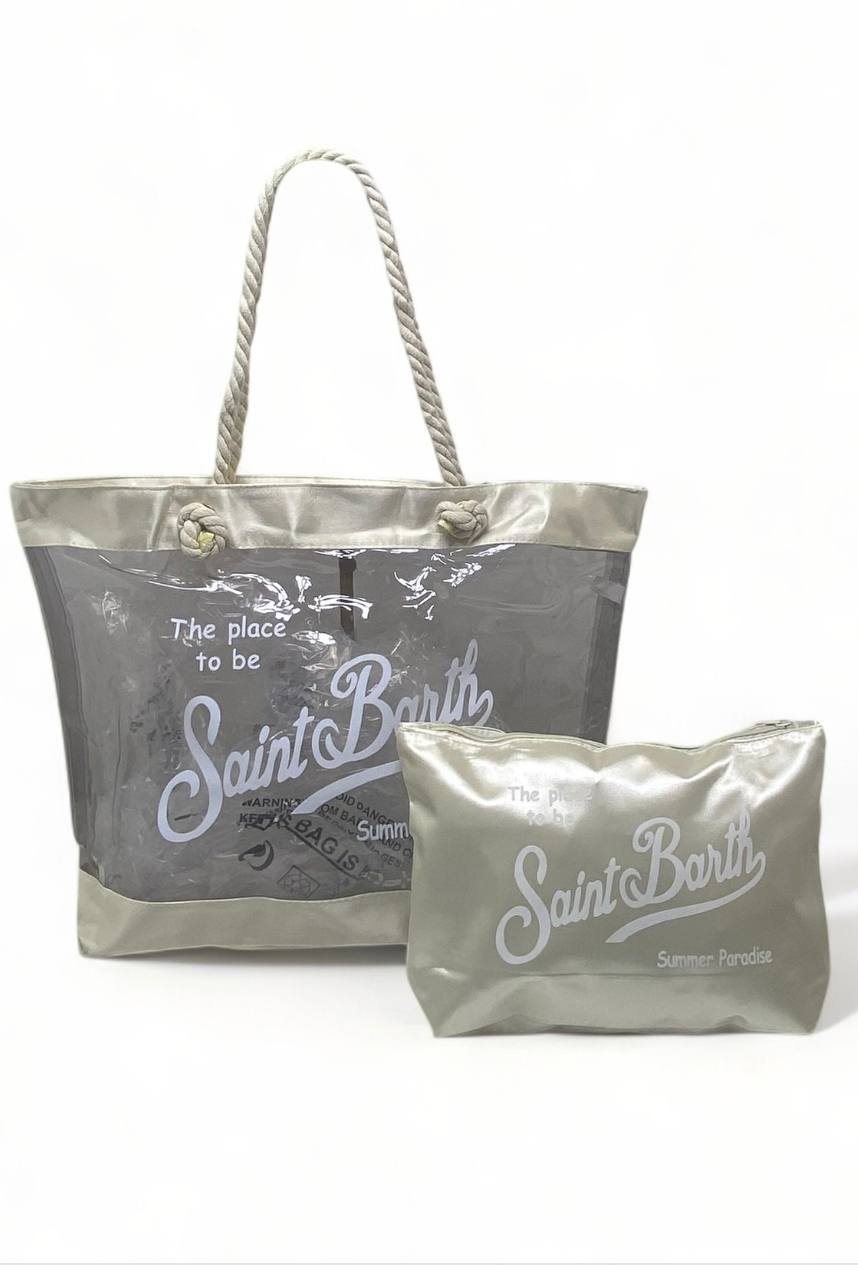 SAINT BARTH BORSA MARE + POCHETTE VARI COLORI