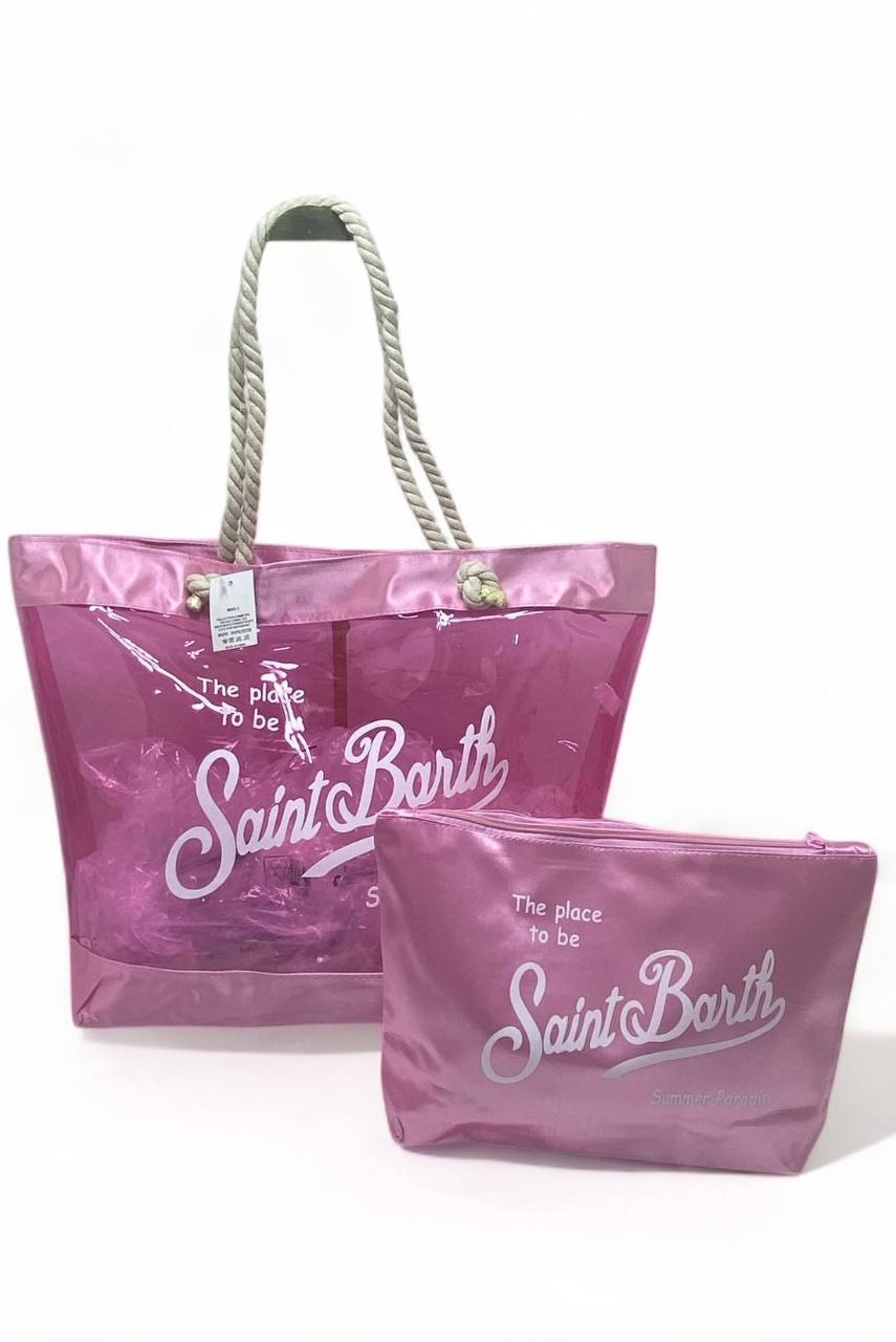 SAINT BARTH BORSA MARE + POCHETTE VARI COLORI