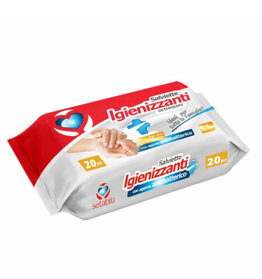 SETABLU - Salviette Igienizzanti mani