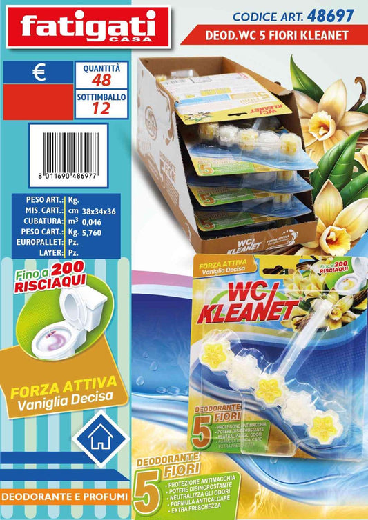 WC KLEANET FLOWERS- varie fragranze
