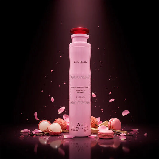 LATTAFA - Decadent Delights Macaron - Rose Petal -  Profumatore ambiente 300ml