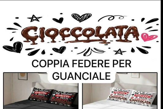 Coppia Federe “Se volevo piacere a tutti nascevo cioccolata!”