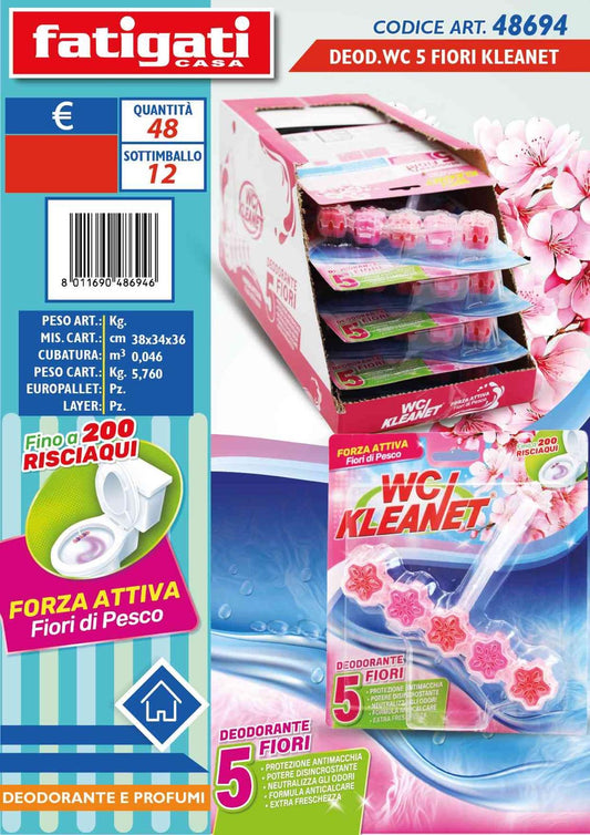 WC KLEANET FLOWERS- varie fragranze