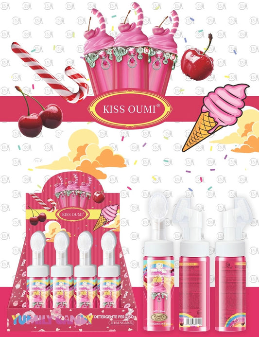 KISS OUMI - Mousse Detergente Viso Fruity 150ml - varie fragranze