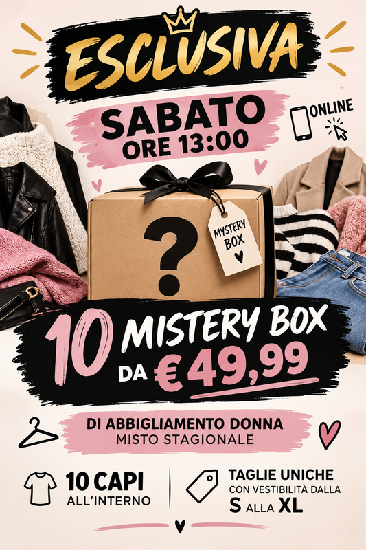 ESCLUSIVA! Mistery Box Abbigliamento donna