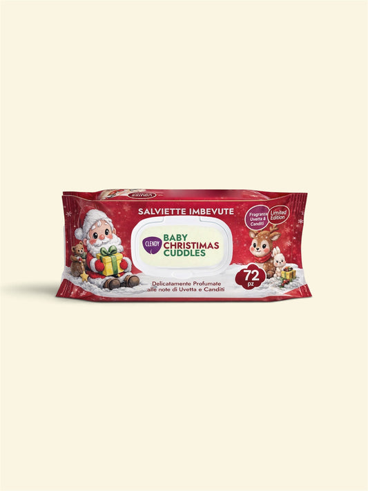 CLENDY - Salviettine milleusi Panettone Uvetta e Canditi 72pcs