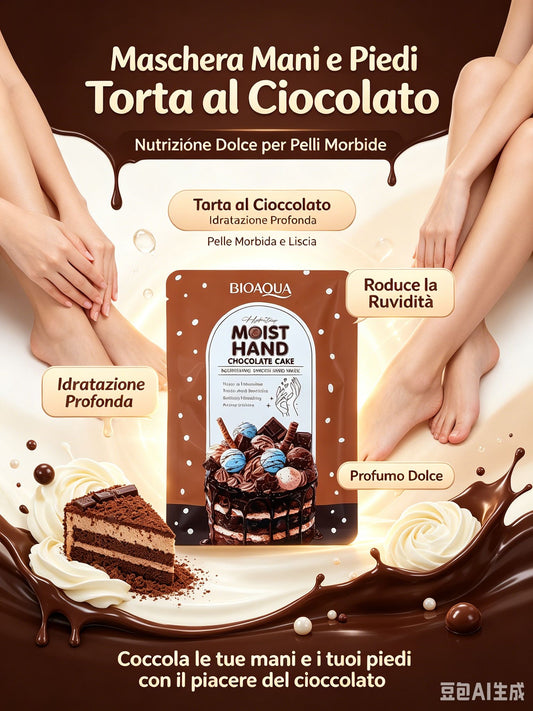 Maschera Mani Torta al Cioccolato
