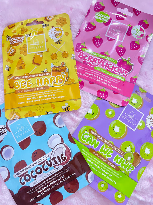 MASCHERE VISO COCCOLE GOLOSE