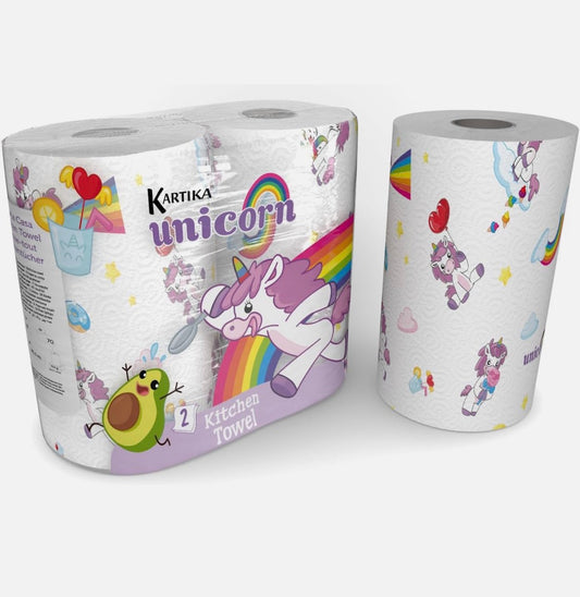 KARTIKA- Scottex Unicorno 2 Rotoli 150 strappi