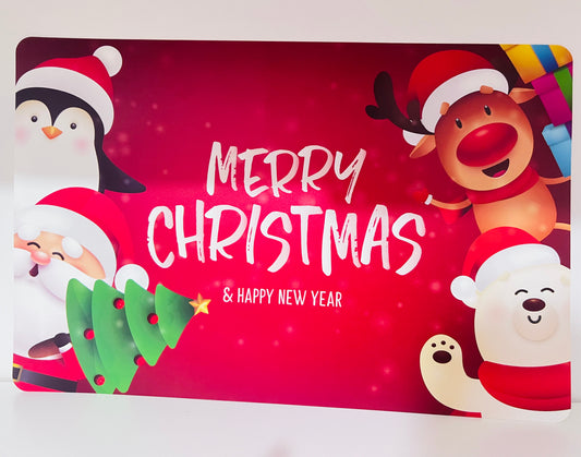 TOVAGLIETTE DI PLASTICA NATALIZIE