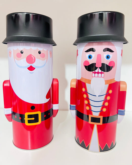 CONTENITORE PORTASPAGHETTI IN LATTA CHRISTMAS