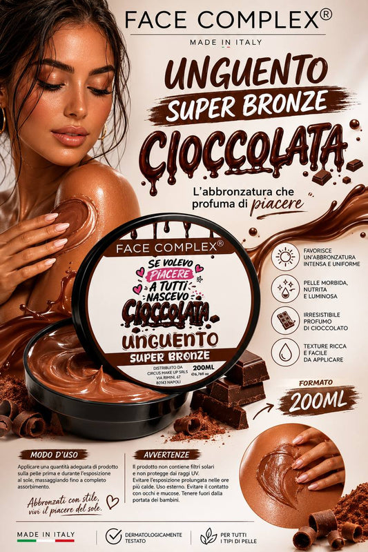 FACE COMPLEX - Unguento al Cioccolato - “ Se volevo piacere a tutti nascevo cioccolata 🍫”