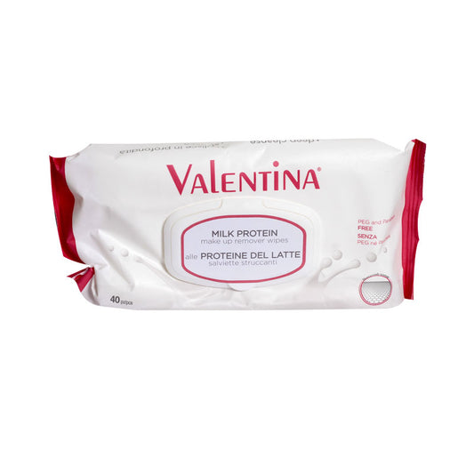 VALENTINA - Salviette Struccanti Bianco Latte - 40pcs