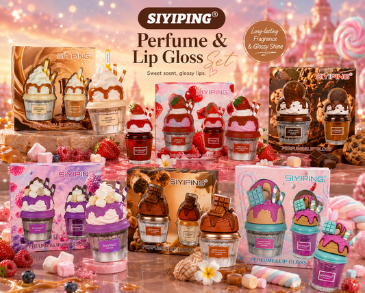 Set Gourmand - Profumo e Lip Gloss - varie fragranze
