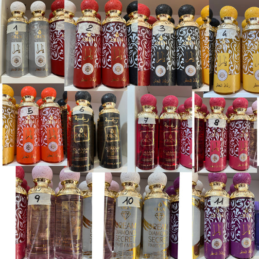 PACCO 24pz MISTI ACQUE PROFUMATE ARABE