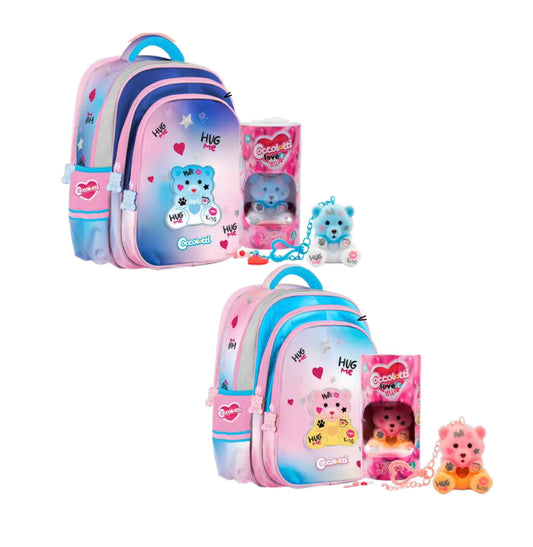 COCCOLOTTI - ZAINO ESTENSIBILE SCUOLA ELEMENTARE + COCCOLOTTO LOVE&TELL IN REGALO