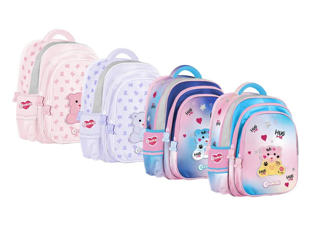 COCCOLOTTI - ZAINO ESTENSIBILE SCUOLA ELEMENTARE + COCCOLOTTO LOVE&TELL IN REGALO