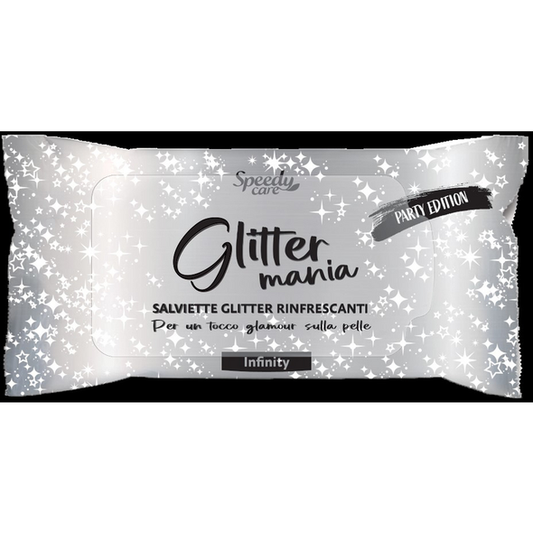 SALVIETTINE GLITTER MANIA VARI COLORI