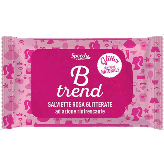 SALVIETTINE PINK GLITTER BARBIE