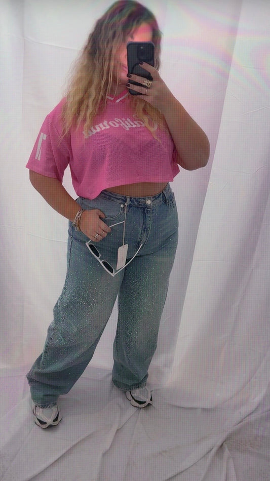 JEANS BALLON GLITTER