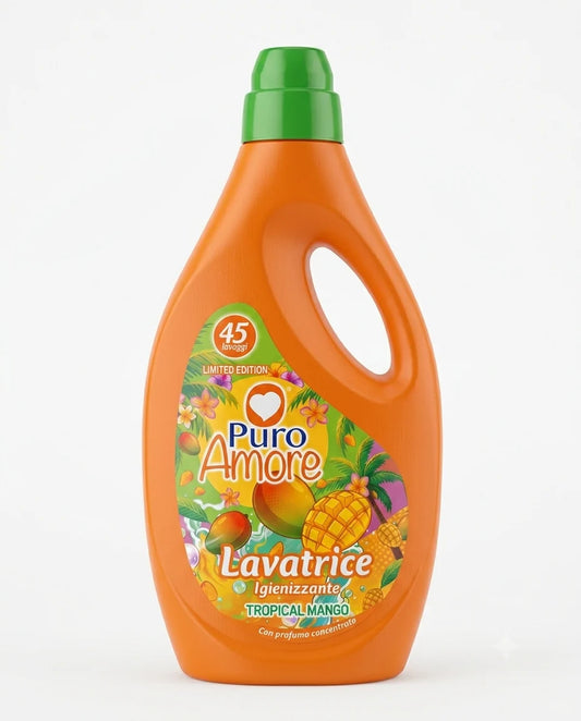 PURO AMORE - Detersivo Lavatrice Tropical Mango 45 lav.