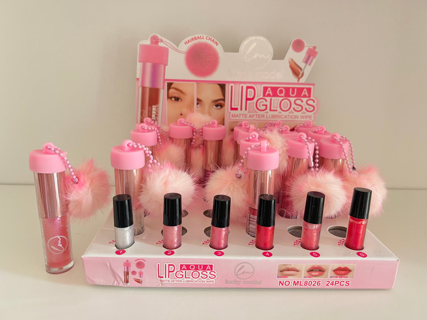 LIP GLOSS HAIRBALL CHAIN