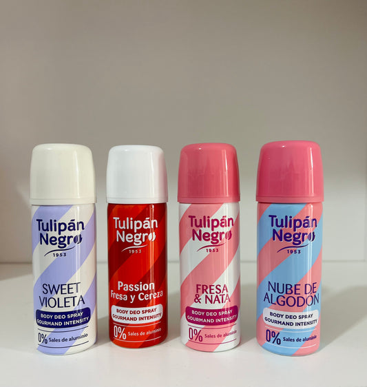 MINI SIZE DEODORANTE SPRAY TULIPAN NEGRO