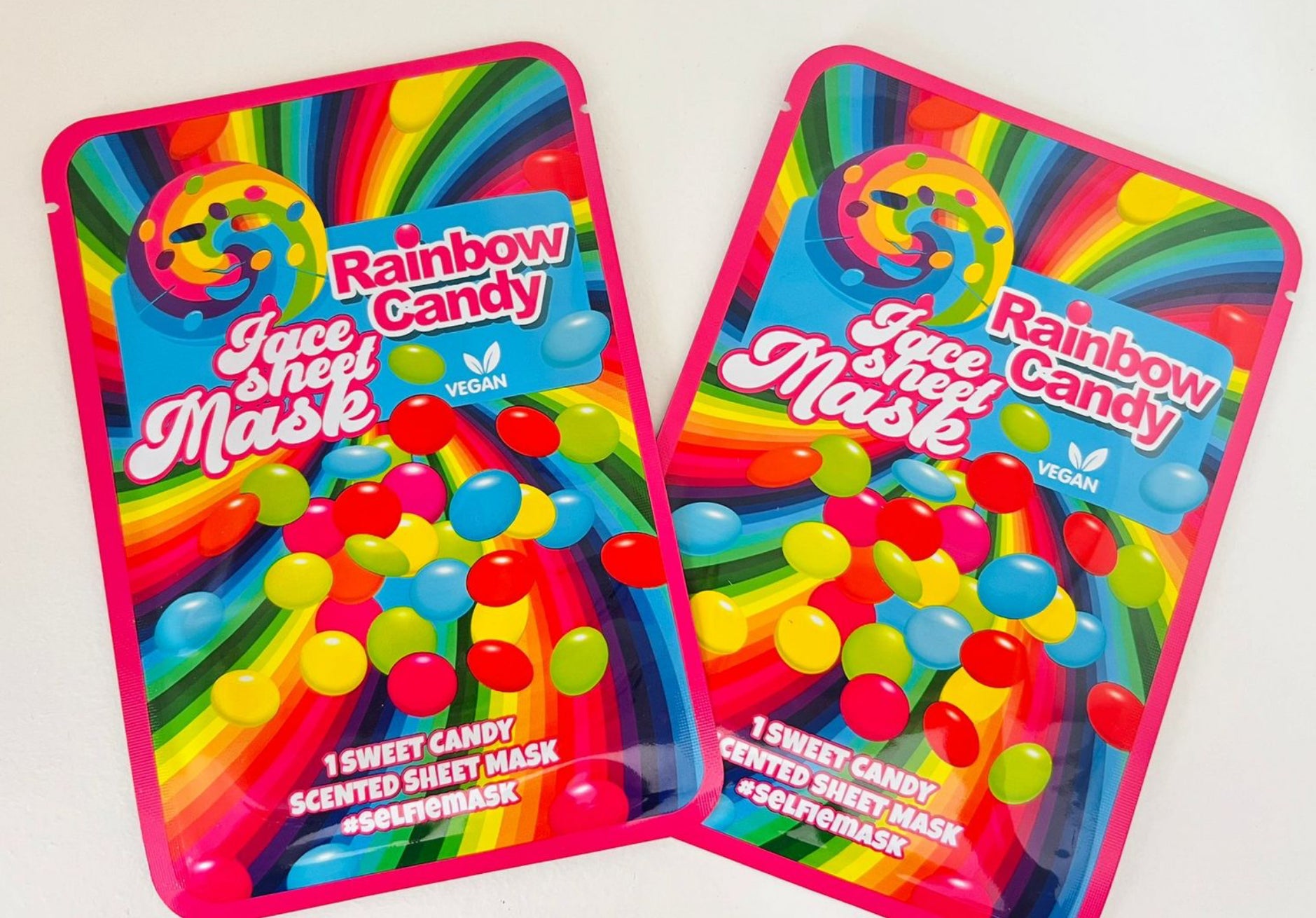 MASCHERA VISO RAINBOW CANDY