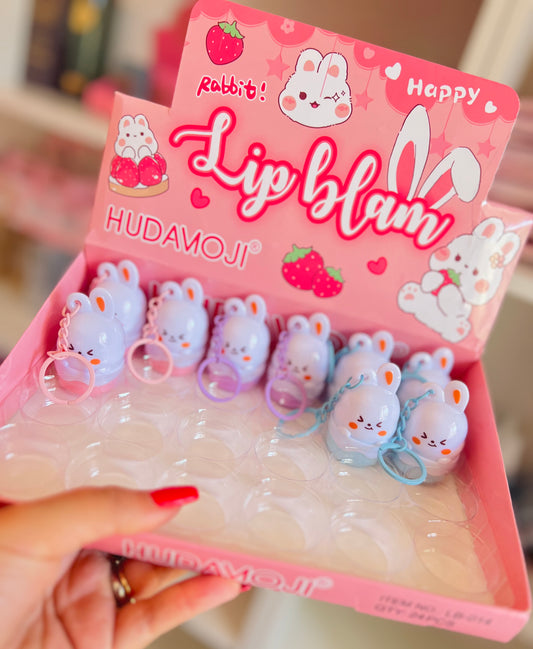 LIP BALM CONIGLIETTO CON PORTACHIAVE