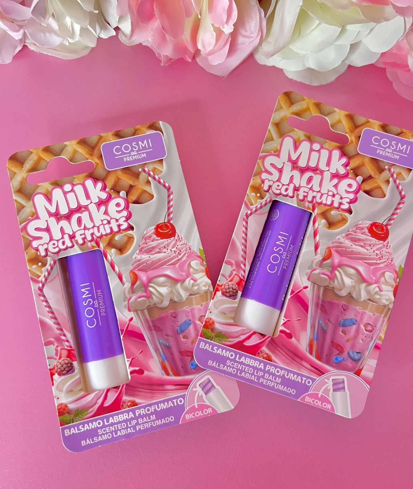 LIP BALM COSMI MILKSHAKE FRUTTI ROSSI