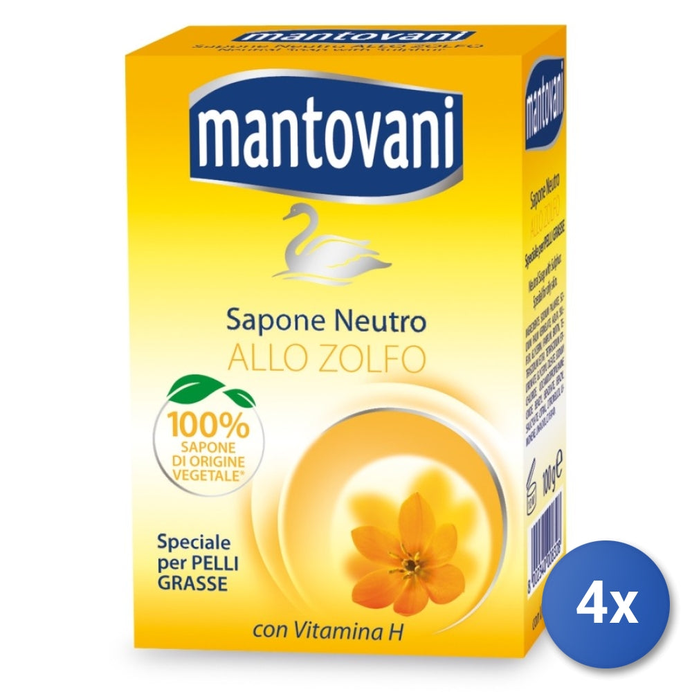 SAPONETTA VISO MANTOVANI PER PELLI GRASSE 1pcs