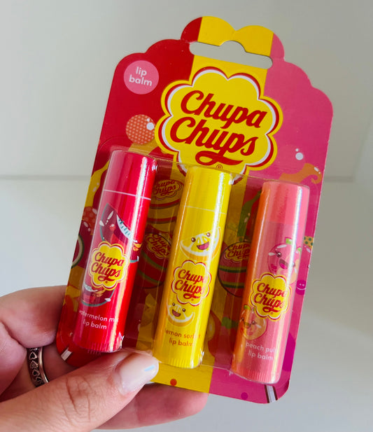 TRIO LIP BALM CHUPA CHUPS