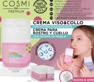 CREMA VISO ROLLON MASSAGGIANTE COSMI