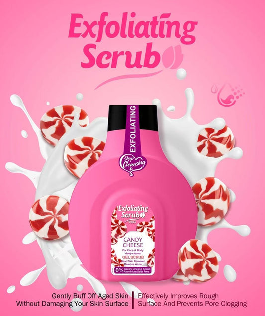BAGNOSCHIUMA CON SCRUB DUPE TULIPAN NEGRO PANNA E FRAGOLA