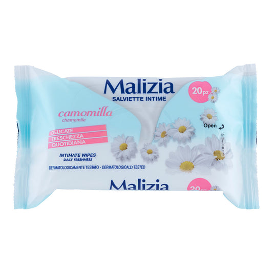 SALVIETTINE INTIME MALIZIA CAMOMILLA 20pcs