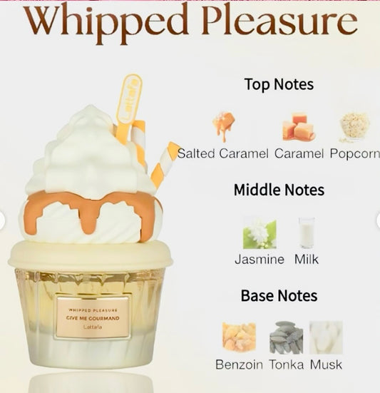 WHIPPED PLEASURE GIVE ME GOURMAND LATTAFA / POPCORN VANIGLIA E CARAMELLO 🍿