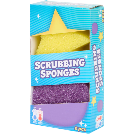SCRUBBING SPONGES 2PCS