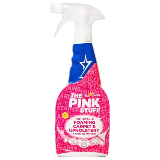 THE PINK STUFF FOAMING CARPET E UPHOLSTERY STAIN REMOVER