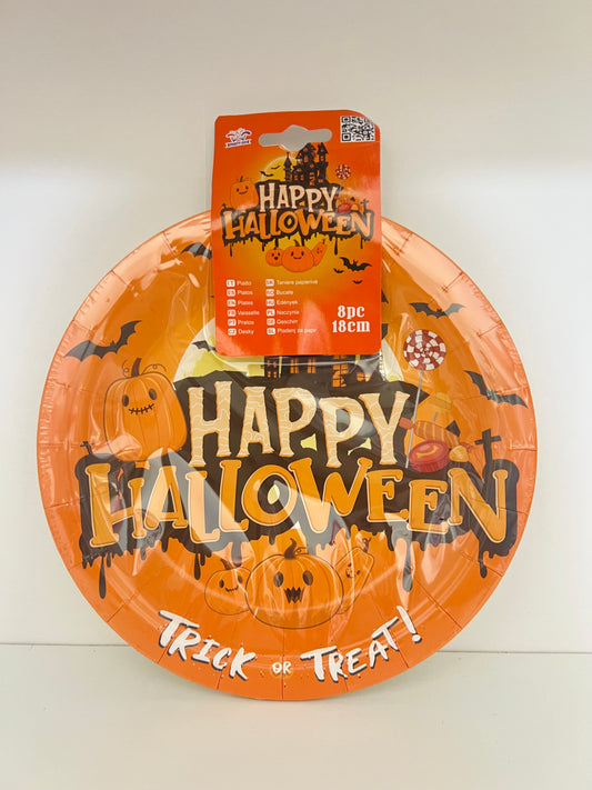 PIATTI DI CARTA HAPPY HALLOWEEN