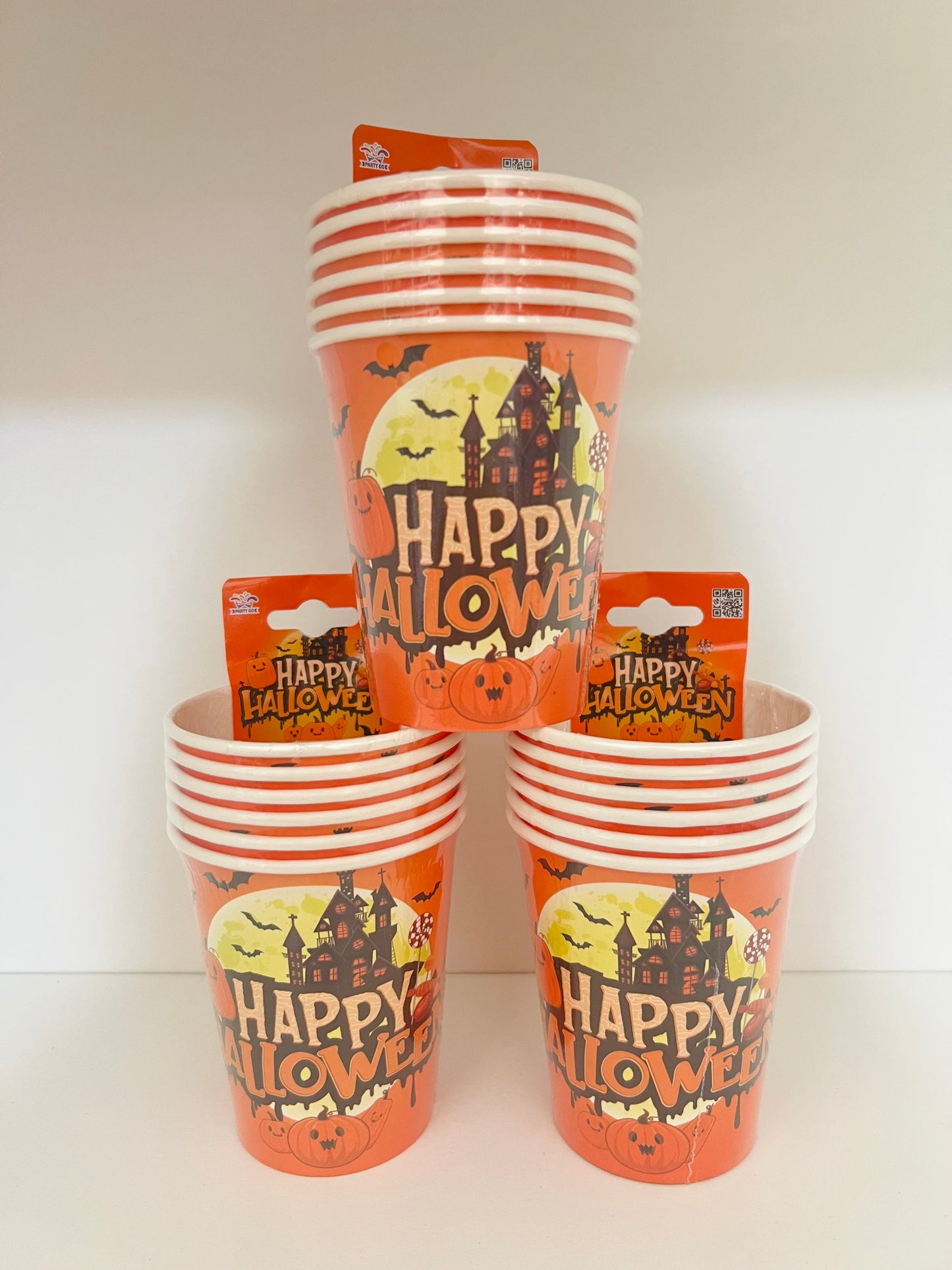 BICCHIERI DI CARTA HAPPY HALLOWEEN 6PCS