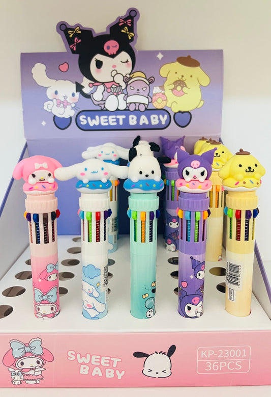 PENNE MULTICOLOR HELLO KITTY