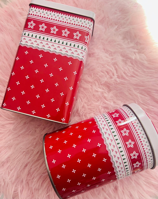 CONTENITORI NATALIZI  IN LATTA