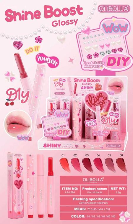 OLIBOLLA SHINE BOOST GLOSSY SURPRISE